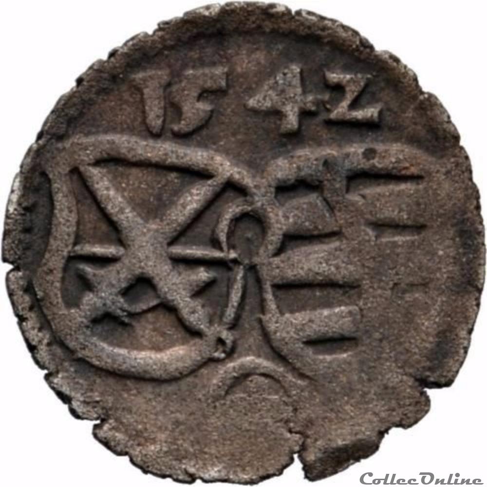 Saxony - John Frederick I the Magnanimous - Pfennig - 1542 monnaie saint empire romain germanique electorat saxe saxony john frederick i the magnanimous pfennig 1542