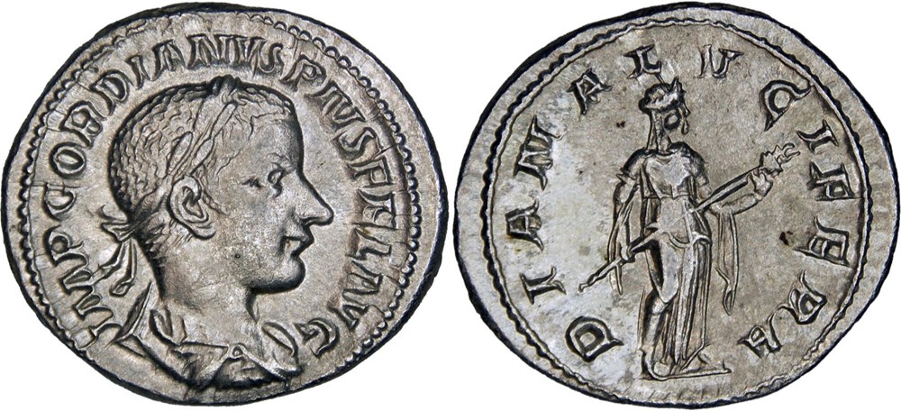 Gordian III. 127 (Diana) monnaies antiques romaines imperiales et republicaines gordian iii 127 diana