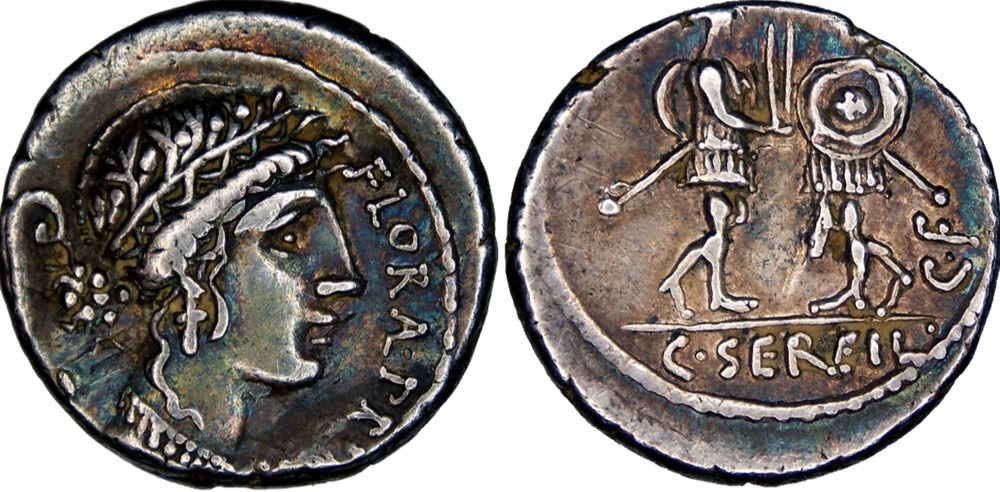 423/1. Servilia (53 BC) monnaies antiques romaines imperiales et republicaines 423 1 servilia 53 bc