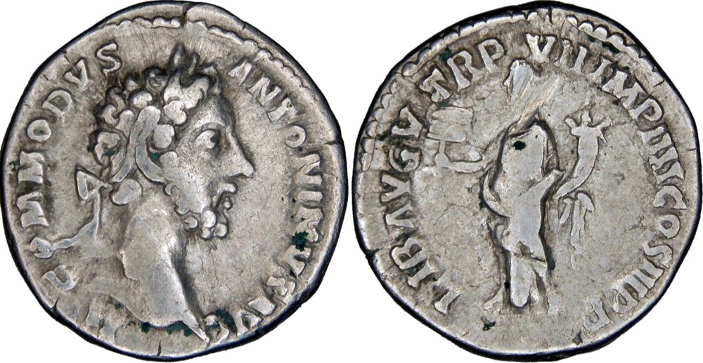 Commodus. 036 (Liberalitas) monnaies antiques romaines imperiales et republicaines commodus 036 liberalitas