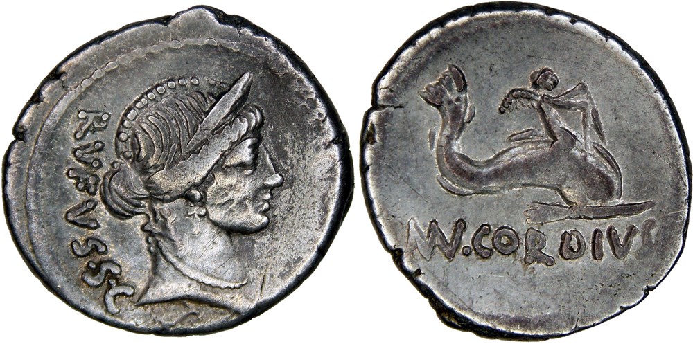 463/3. Cordia (46 BC) monnaies antiques romaines imperiales et republicaines 463 3 cordia 46 bc