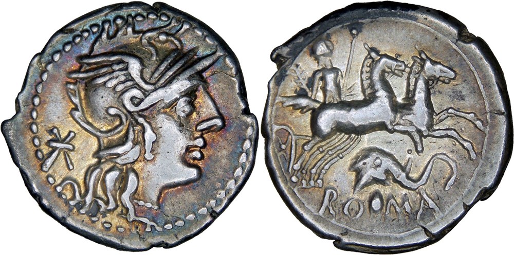 262/1. Caecilia (128 BC) monnaies antiques romaines imperiales et republicaines 262 1 caecilia 128 bc