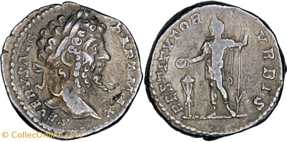5. Septimius. 167a (Restitutor Urbis) monnaies antiques romaines republicaines imperiales 5 septimius 167a restitutor urbis