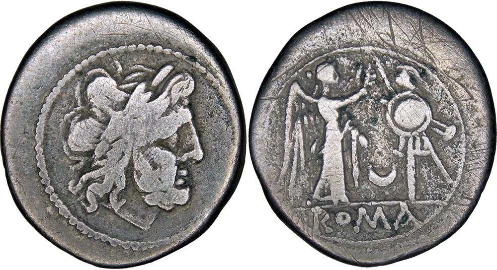 057/1. Anonymous - victoriatus (207 BC) monnaies antiques romaines imperiales et republicaines 057 1 anonymous victoriatus 207 bc