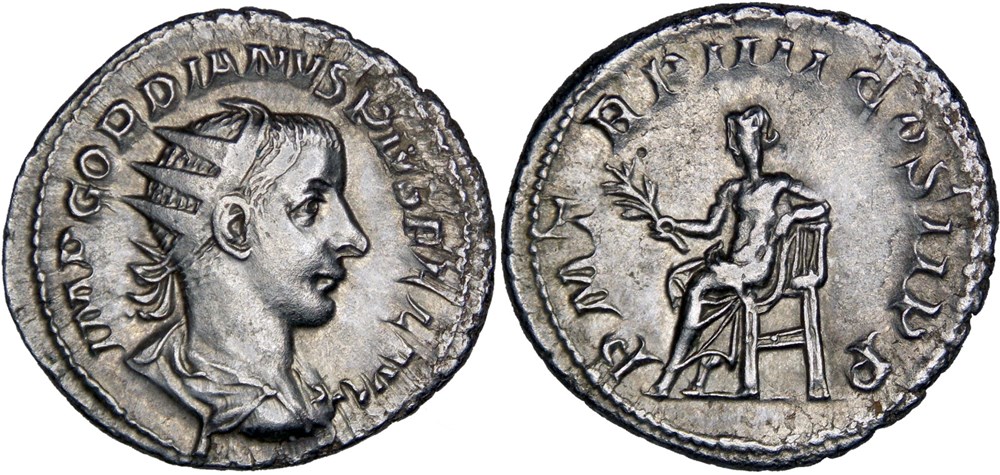Gordian III. 088 (Apollo) monnaies antiques romaines imperiales et republicaines gordian iii 088 apollo