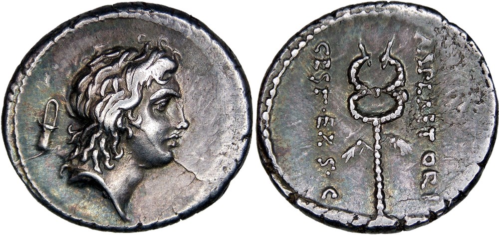 monnaies antiques romaines imperiales republicaines 405 5 plaetoria 57 bc