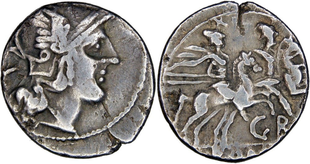169/1. Sempronia - denarius (180-178 BC) monnaies antiques romaines imperiales et republicaines 169 1 sempronia denarius 180 178 bc