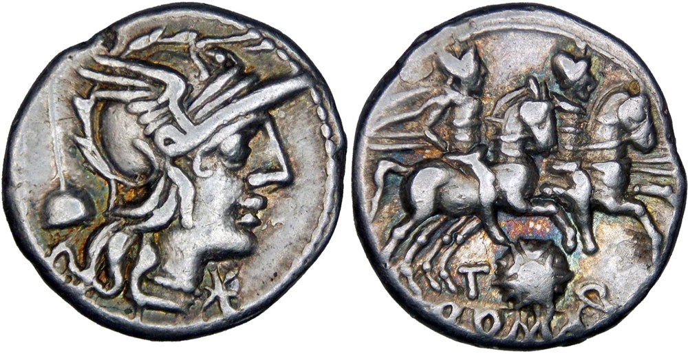 267/1. Quinctia (126 BC) monnaies antiques romaines imperiales et republicaines 267 1 quinctia 126 bc