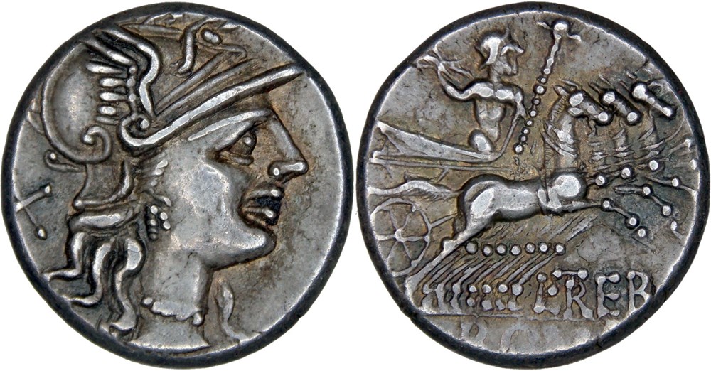 monnaies antiques romaines imperiales et republicaines 241 1a trebania 135 bc