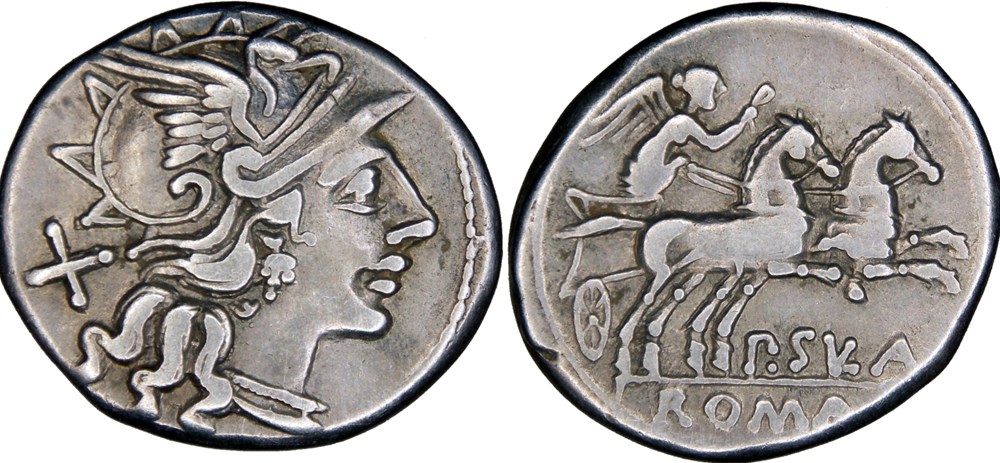 205/1. Cornelia - denarius (151 BC) monnaies antiques romaines imperiales et republicaines 205 1 cornelia denarius 151 bc
