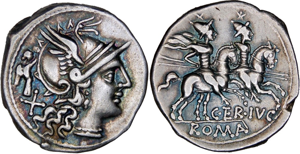 217/1 . Terentia (147 BC) monnaies antiques romaines imperiales et republicaines 217 1 terentia 147 bc