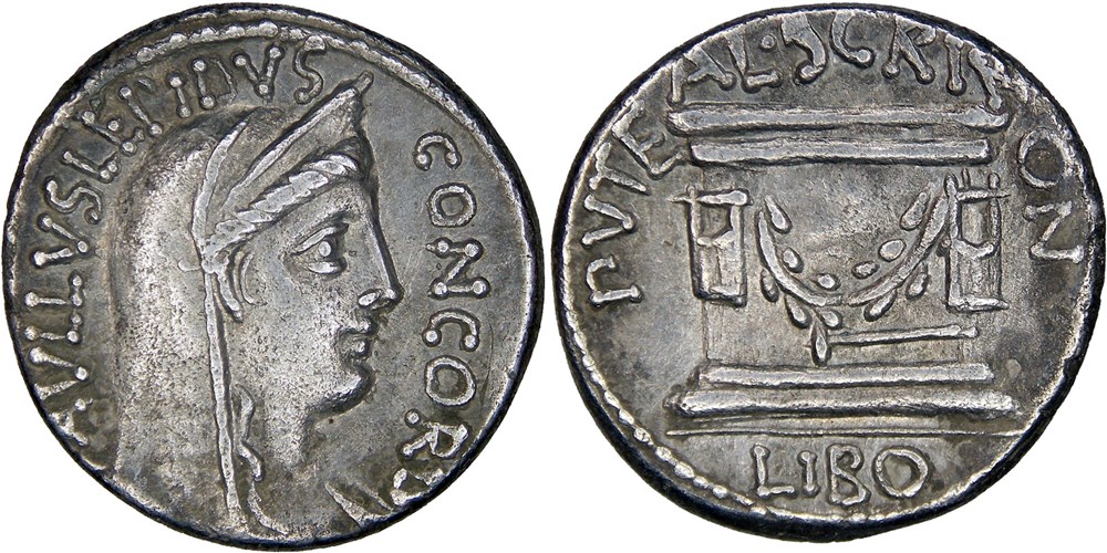 417/1a. Aemilia & Scribonia (62 BC) monnaies antiques romaines imperiales et republicaines 417 1a aemilia scribonia 62 bc