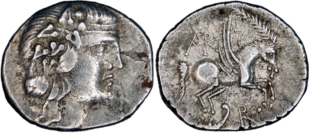6/65var. Korkyra (229-48 BC) monnaies antiques grecques 6 65var korkyra 229 48 bc