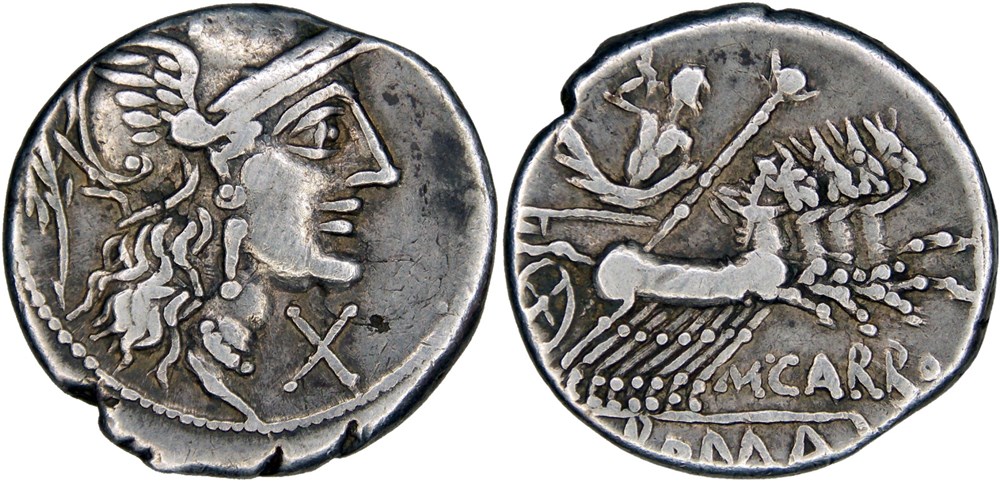 276/1. Papiria (122 BC) monnaies antiques romaines imperiales et republicaines 276 1 papiria 122 bc