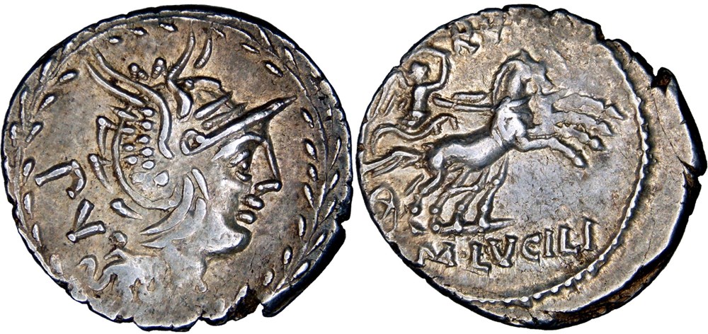 monnaies antiques romaines imperiales et republicaines 324 1 lucilia 101 bc