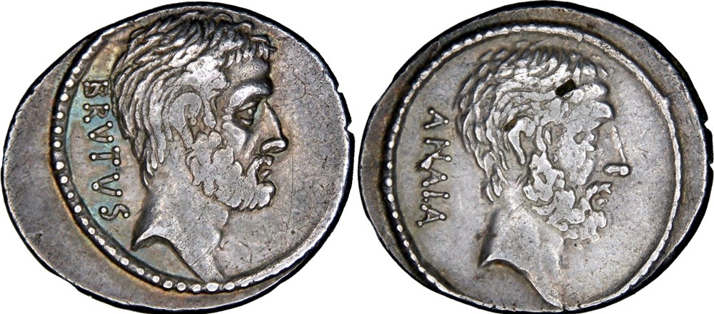 433/2. Junia (54 BC) monnaies antiques romaines imperiales et republicaines 433 2 junia 54 bc