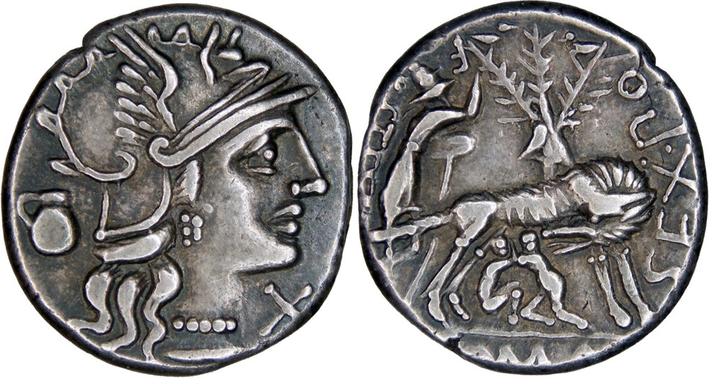 235/1c. Pompeia (137 BC) monnaies antiques romaines imperiales et republicaines 235 1c pompeia 137 bc