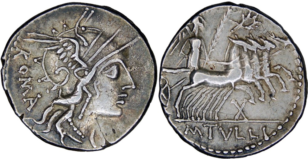 280/1. Tullia (120 BC) monnaies antiques romaines imperiales et republicaines 280 1 tullia 120 bc
