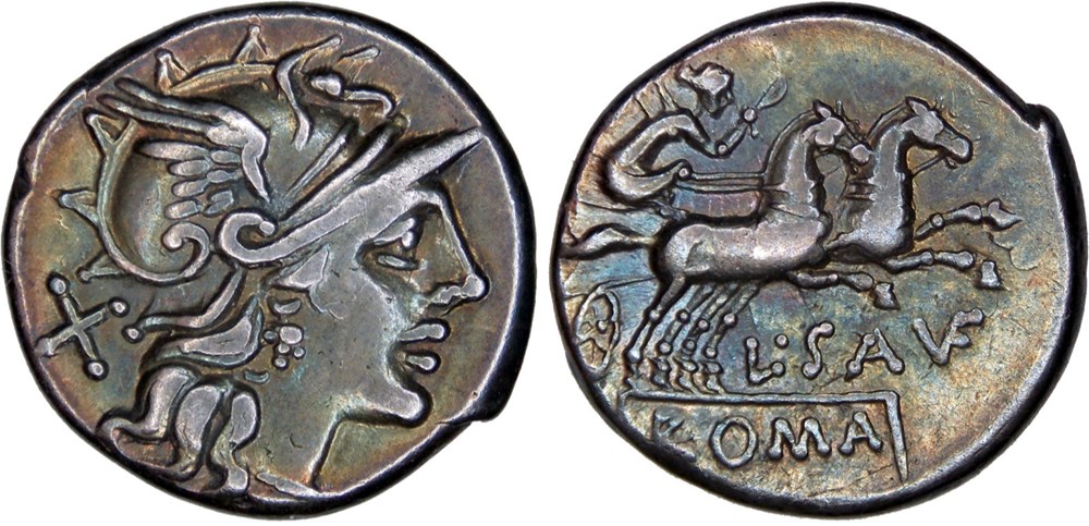 204/1. Saufeia (152 BC) monnaies antiques romaines imperiales et republicaines 204 1 saufeia 152 bc