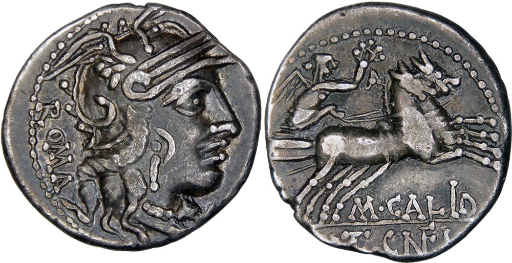 284/1a. Calidia, Fulvia & Caecilia (117-116 BC) monnaies antiques romaines imperiales et republicaines 284 1a calidia fulvia caecilia 117 116 bc
