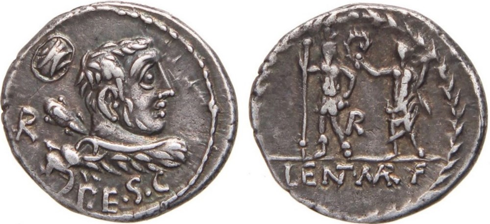 329/1c. Cornelia (100 BC) monnaies antiques romaines imperiales et republicaines 329 1c cornelia 100 bc