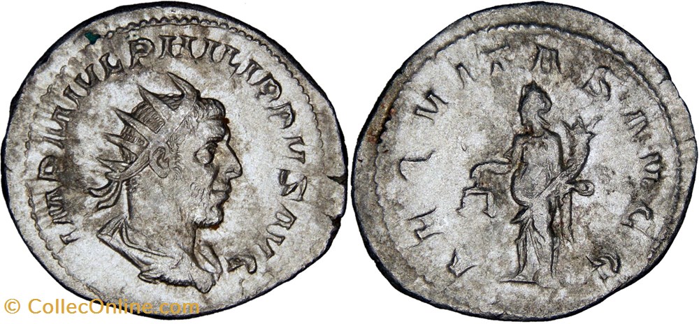 Philippus I. 27b (Aequitas) monnaies antiques romaines republicaines imperiales philippus i 27b aequitas