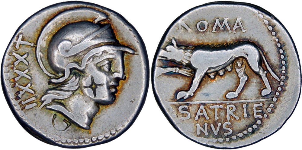 388/1b. Satriena (77 BC) monnaies antiques romaines imperiales et republicaines 388 1b satriena 77 bc