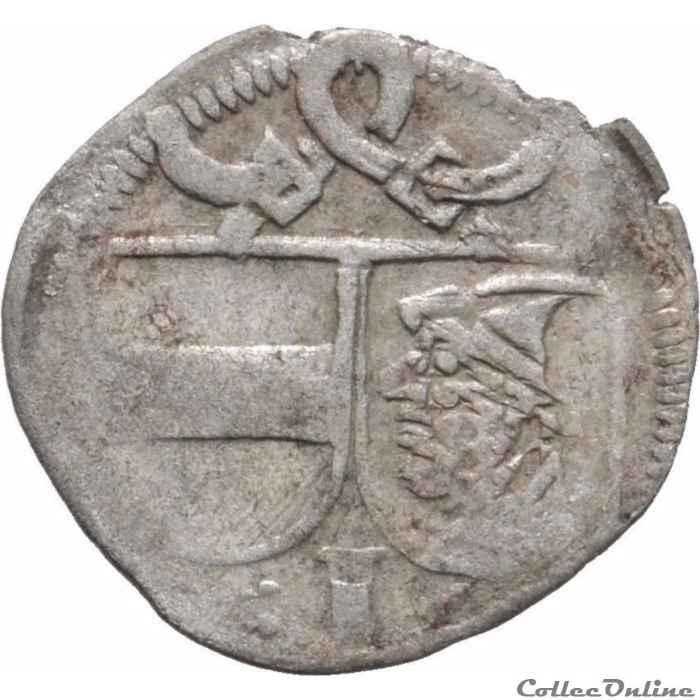 monnaie saint empire romain germanique romaine leuchtenberg john iv pfennig 1487 1531
