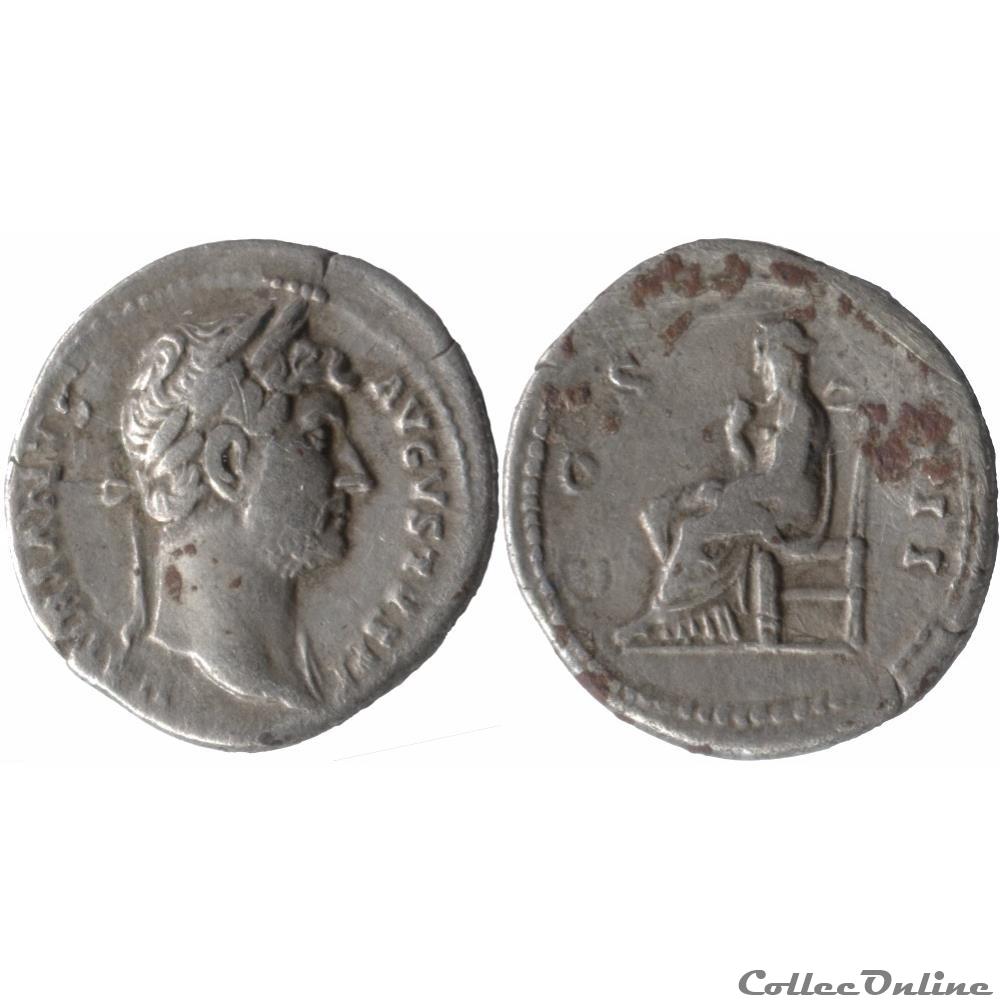 3.343. Hadrian - denarius (Pudicita) monnaie antique romaine 3 343 hadrian denarius pudicita