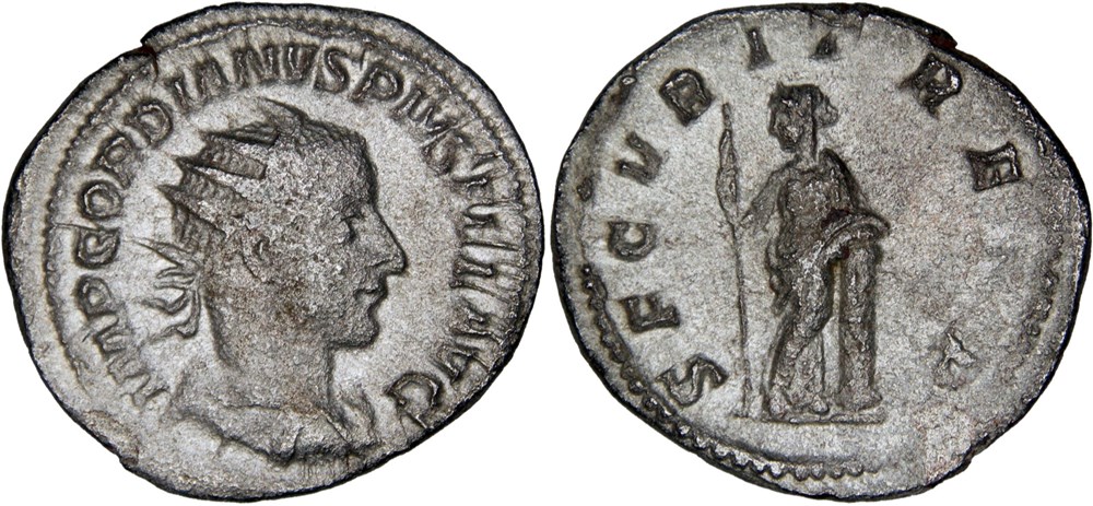 Gordian III. 151 (Securitas) monnaies antiques romaines imperiales et republicaines gordian iii 151 securitas