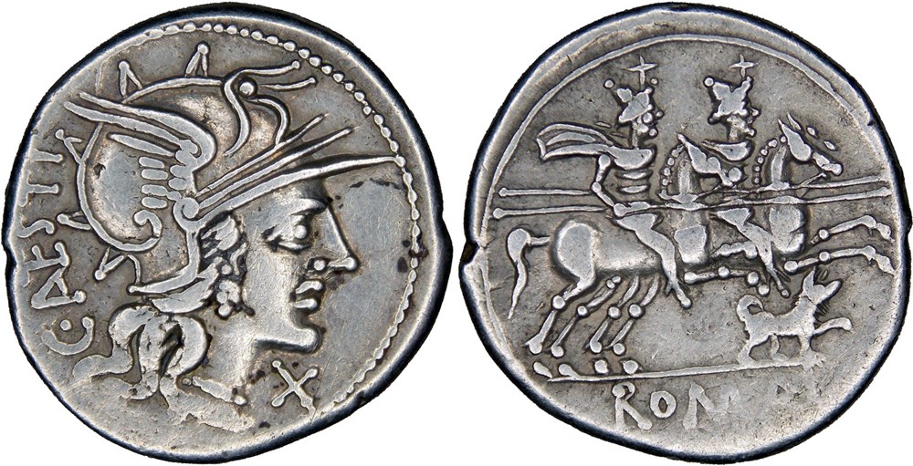 219/1d. Antestia (146 BC) monnaies antiques romaines imperiales et republicaines 219 1d antestia 146 bc