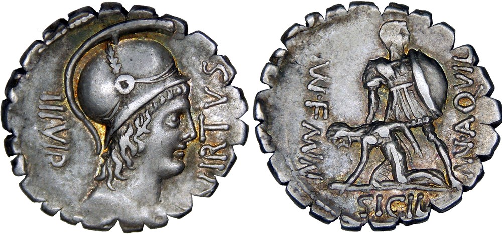 monnaies antiques romaines imperiales et republicaines 401 1 aquillia 65 bc