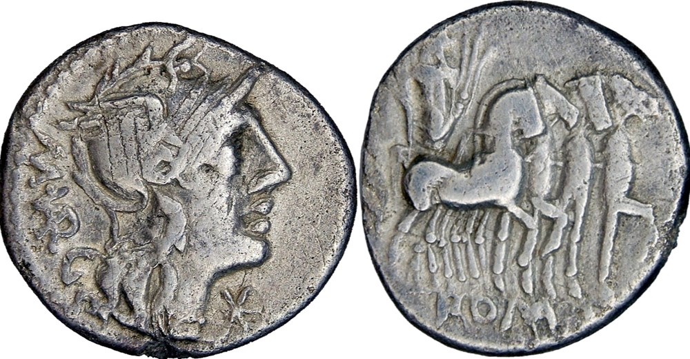 monnaies antiques romaines republicaines imperiales 257 1 vargunteia 130 bc