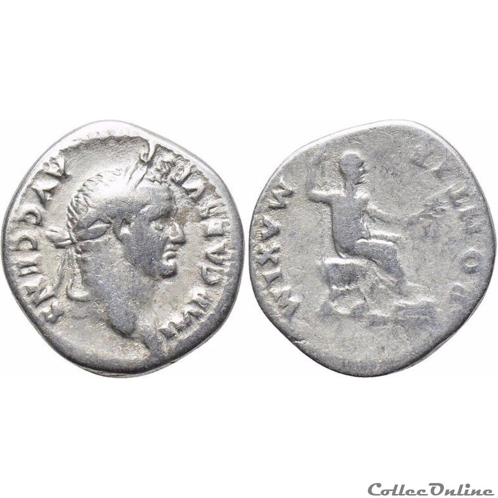 09.065. Vespasian - denarius (Vesta) monnaie antique romaine 09 065 vespasian denarius vesta
