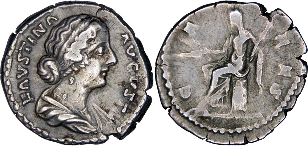 monnaies antiques romaines imperiales et republicaines 5b faustina ii 669 ceres