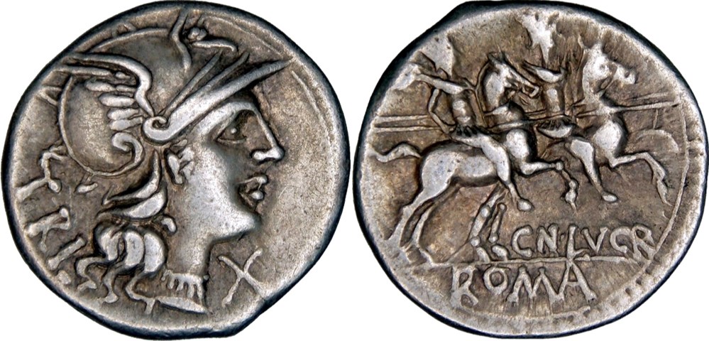 237/1b var. Lucretia (136 BC) monnaies antiques romaines imperiales republicaines 237 1b var lucretia 136 bc