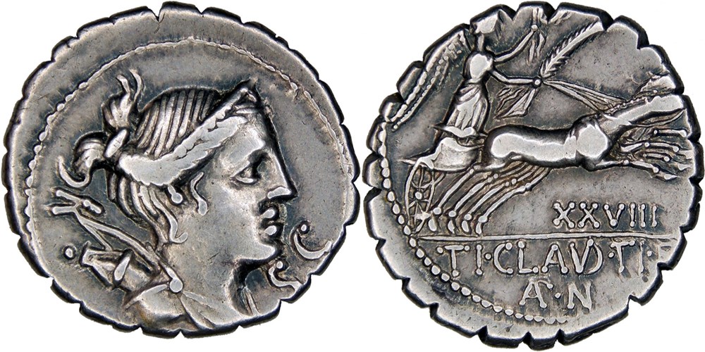 383/1. Claudia (79 BC) monnaies antiques romaines imperiales et republicaines 383 1 claudia 79 bc