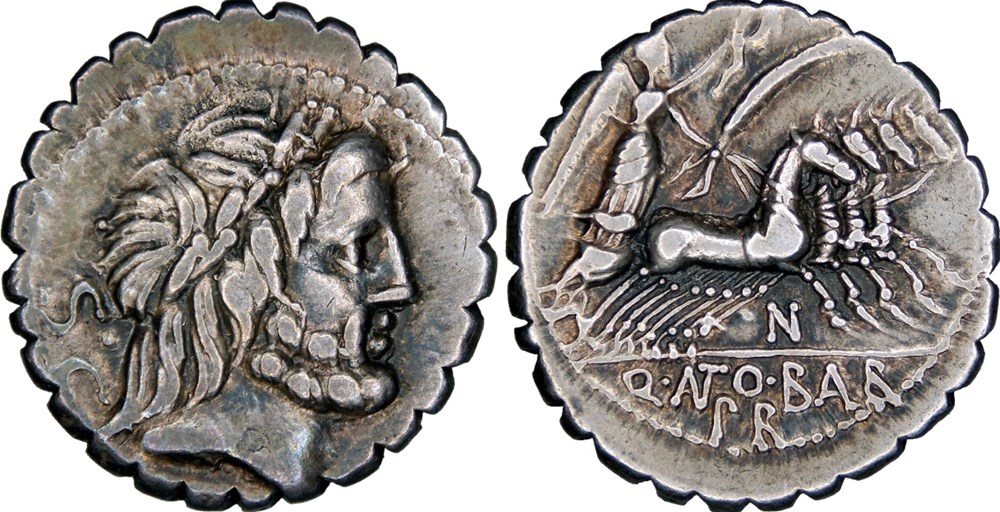 monnaies antiques romaines imperiales et republicaines 364 1d antonia 83 82 bc