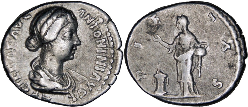 5c. Lucilla. 775 (Pietas) monnaies antiques romaines imperiales republicaines 5c lucilla 775 pietas