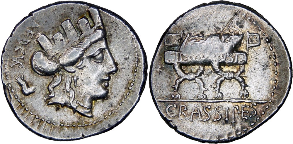 356/1a. Furia (84 BC) monnaies antiques romaines imperiales et republicaines 356 1a furia 84 bc