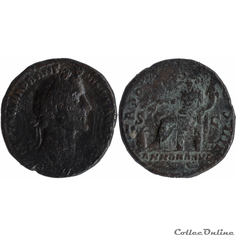 4.0880. Atoninus Pius - as (Annona) monnaie antique romaine 4 0880 atoninus pius as annona