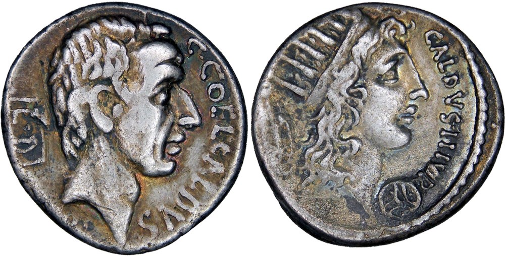 monnaies antiques romaines imperiales et republicaines 437 1b coelia 53 bc