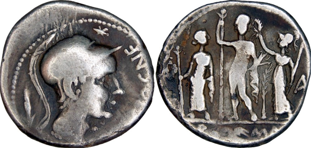 296/1i. Cornelia (112-111 BC) monnaies antiques romaines imperiales et republicaines 296 1i cornelia 112 111 bc