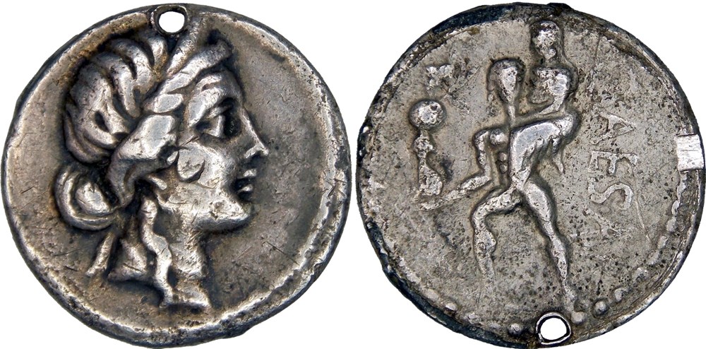 458/1. Julia (47-46 BC) monnaies antiques romaines imperiales et republicaines 458 1 julia 47 46 bc