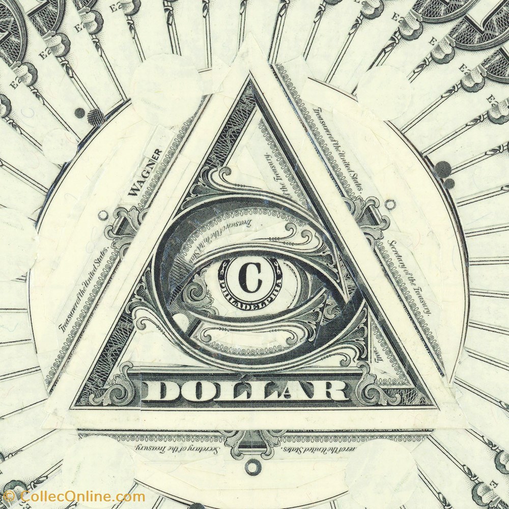 The Eye of Providence - Mark Wagner 2 banknotes the eye of providence mark wagner