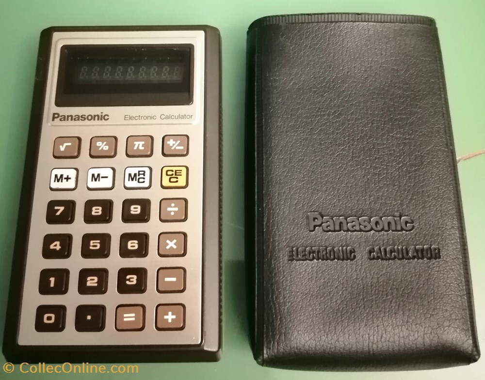 vintage panasonic electronic calculator je 82200