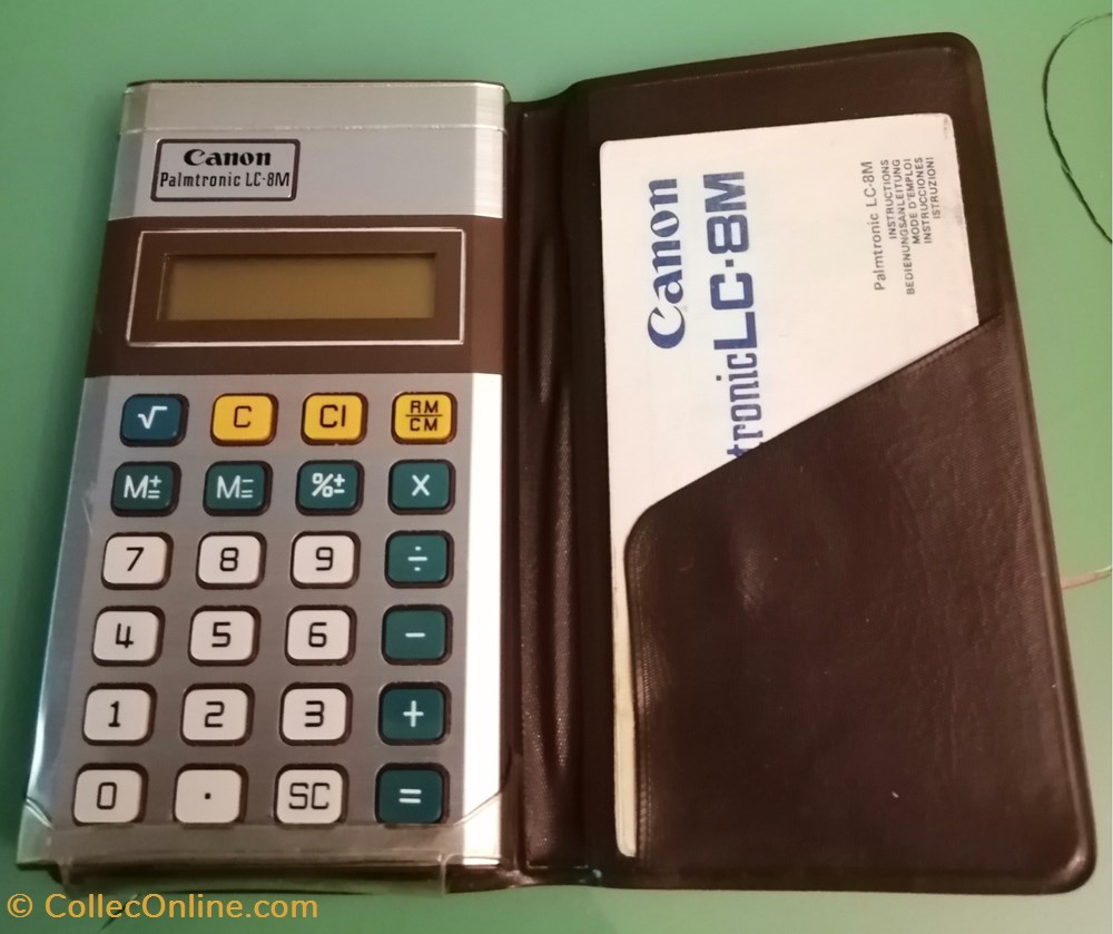 electro vintage canon palmtronic lc m8