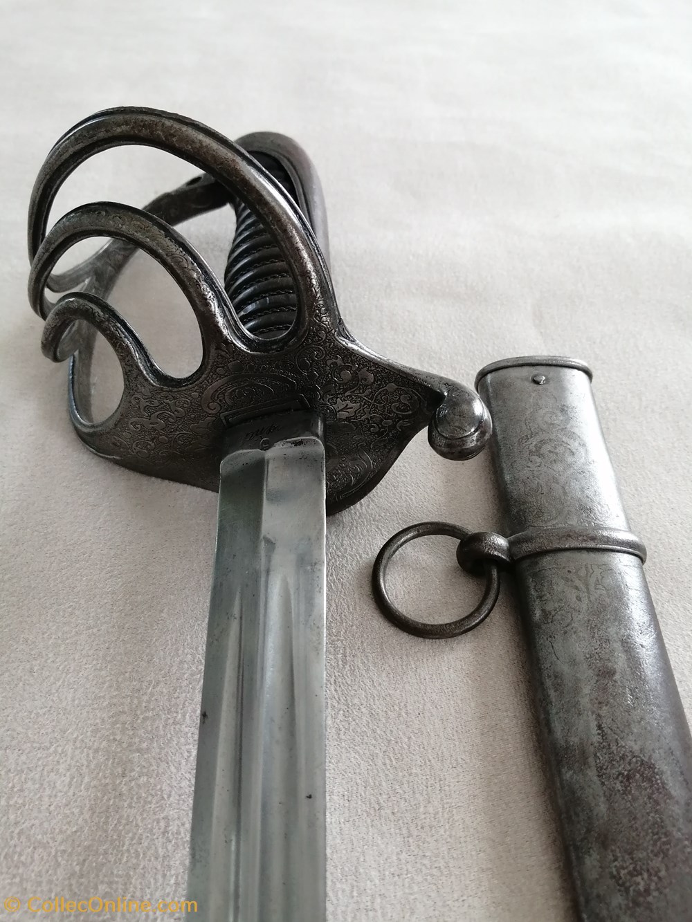 militaria armes blanches epee officier infanterie armee afrique