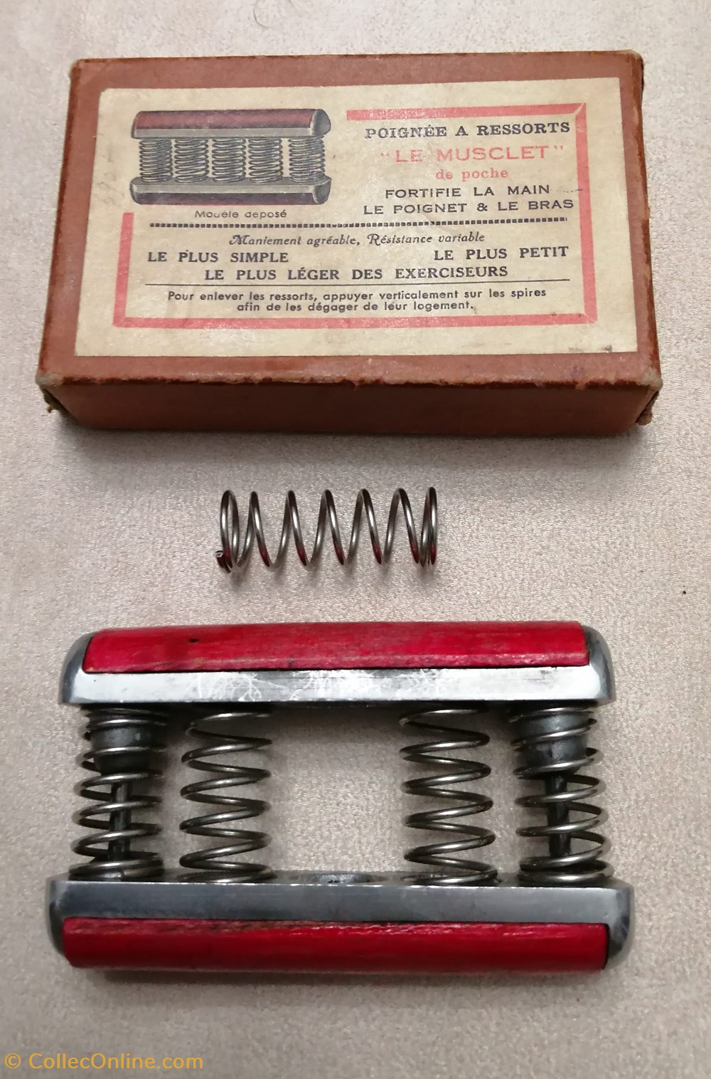 Exerciseur main vintage 3 Le musclet divers exerciseur main vintage 3 le musclet
