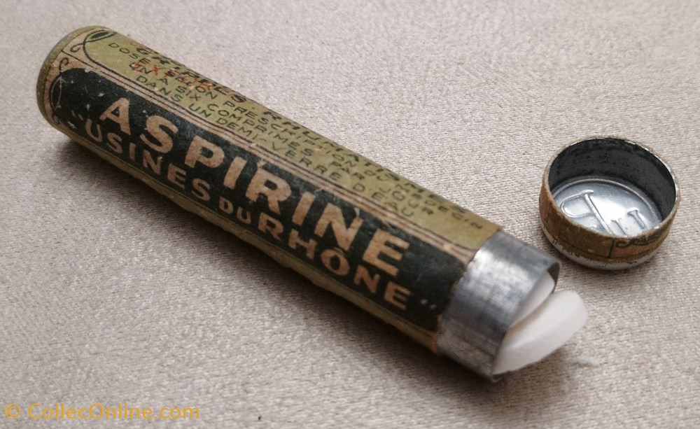 divers tube aspirine